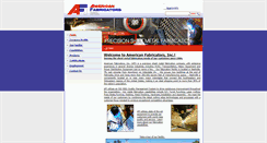 Desktop Screenshot of americanfabricators.com